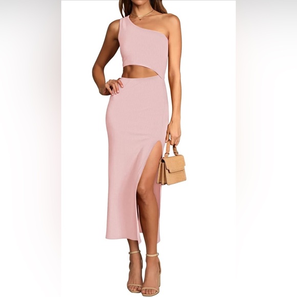 Pink cutout dress - Picture 1 of 3